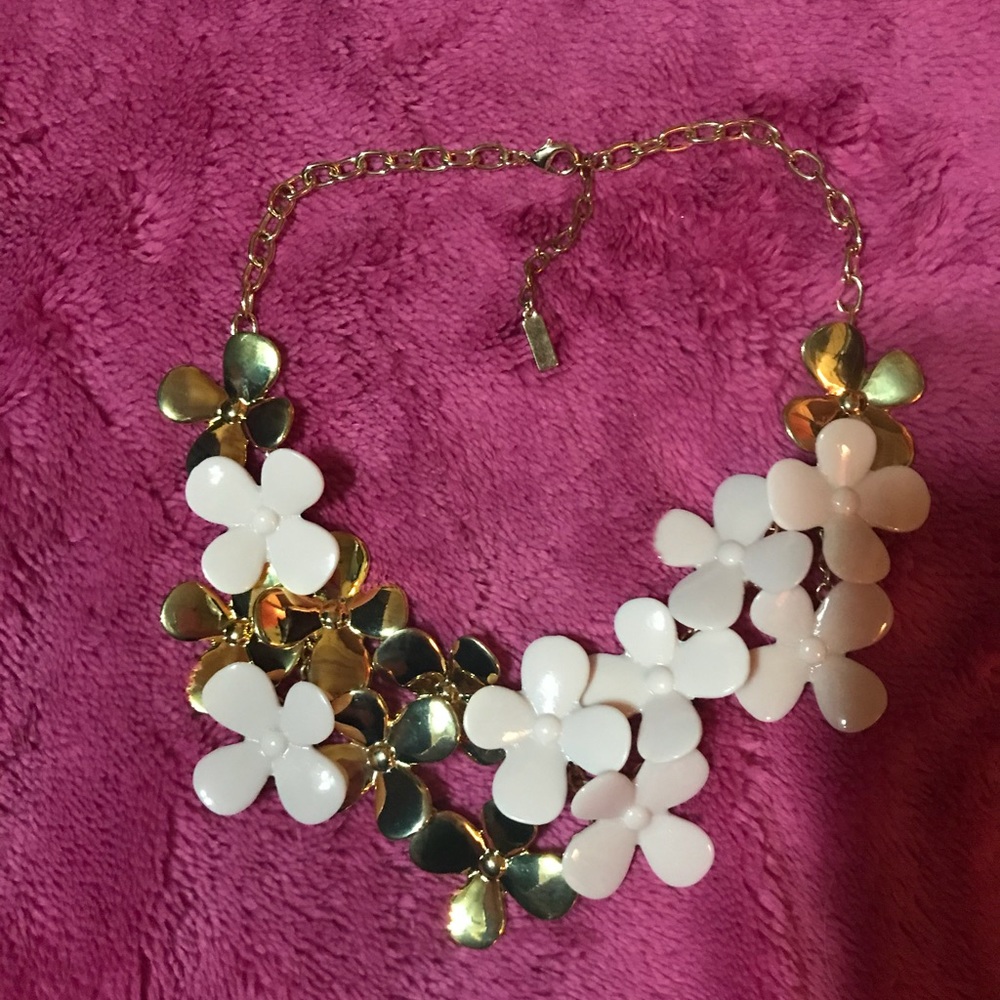 BaubleBar floral necklace